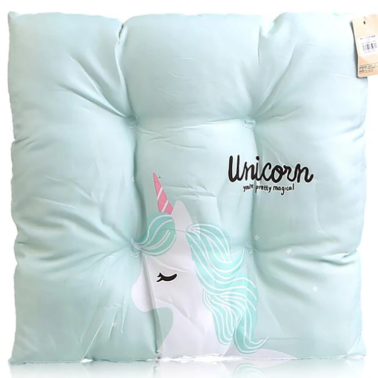 Promotional Price Back Support Seat Cushion Decorative Photo Black Angel Horse Baby Support Seat Cushion Seat Cushion For Chair
