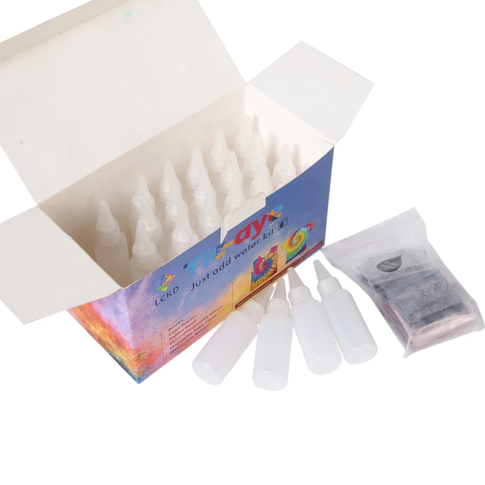 Trendy 26 colors professional tie-dye powder indoor DIY tie-dye set  cold water fabric paint