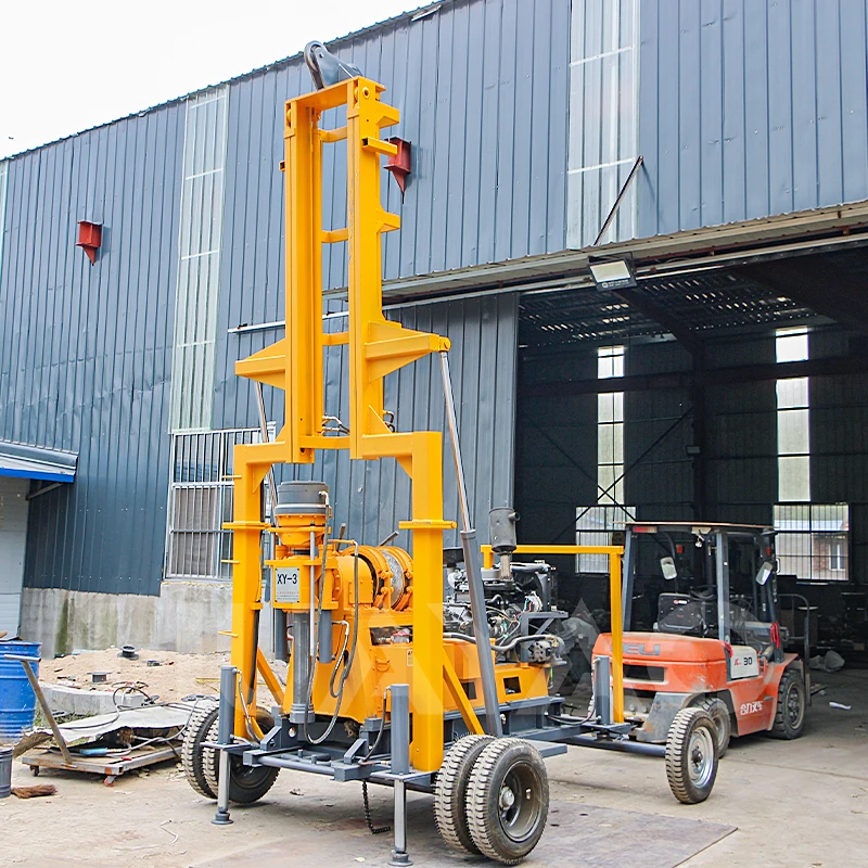 XY-3 model core dth mobile wireline drilling rig