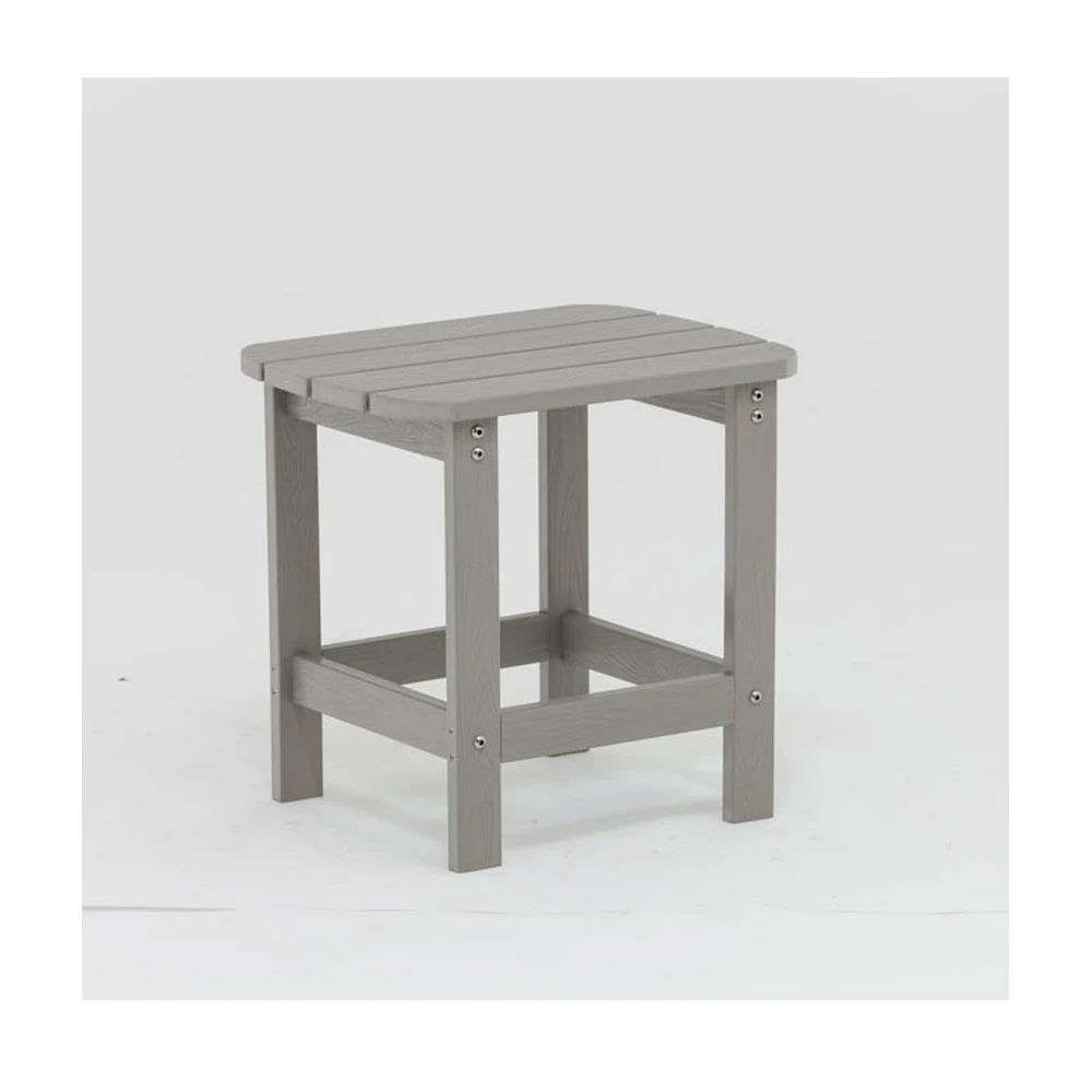 All Weather Plastic Wood Patio Furniture Outdoor Waterproof Adirondack Pool Side Table Sun Lounger Swimming Side Table