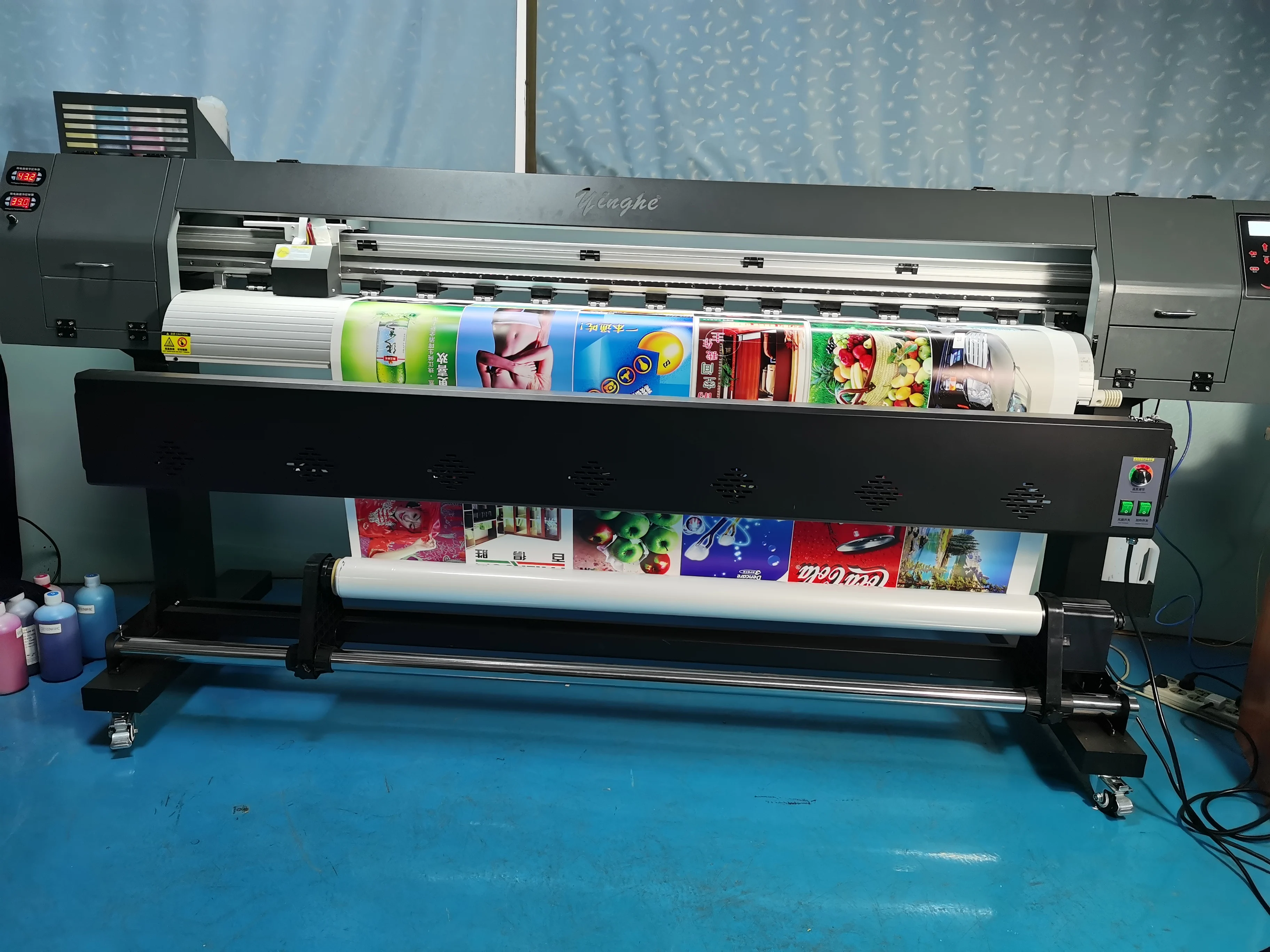 Yinghe 1800A Large Format Printer Flex Banner Eco Solvent Printer