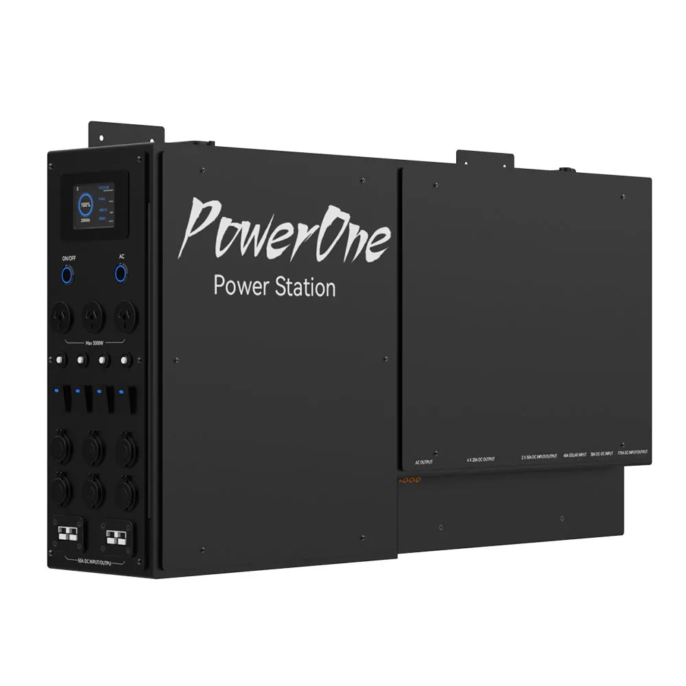 Innovations Solar Home System Van Huge Fridge Power Bank Battery Generator Inverter Station With Contrary Made For Japan Show