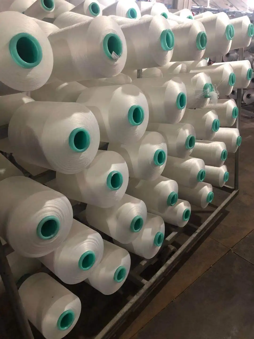 Wholesale recycle polyester yarn DTY polyester yarn for woven label