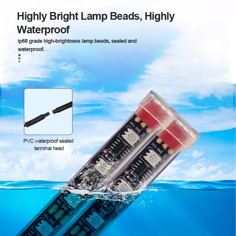 APP Underbody 12V Colorful Atmosphere Others Car Light Accessories Car Underglow Light