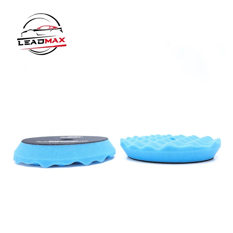 LEADMAX Professional 6 Inch (150mm) Car Polishing Pads 3-Step Buffing with round Foam Compound/Polishing/Finishing Cr Sponges