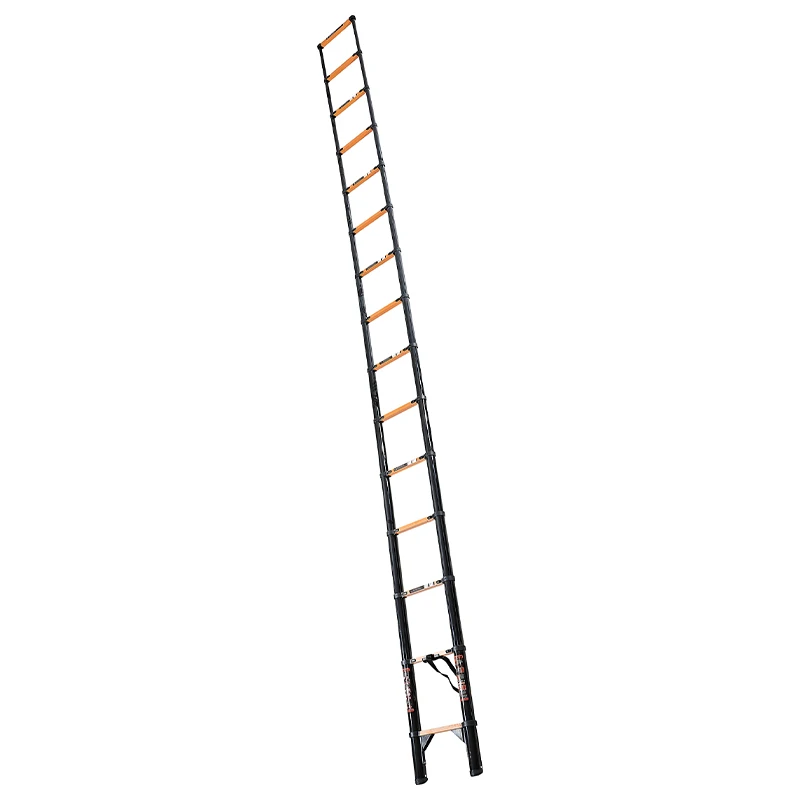 folding alloy carbon steel 7 step ladder with hand rails