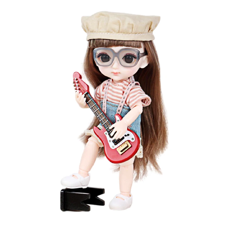 
6 inch 13 ball shape joints body doll with gorgeous clothes similar to the bjd doll for girls 