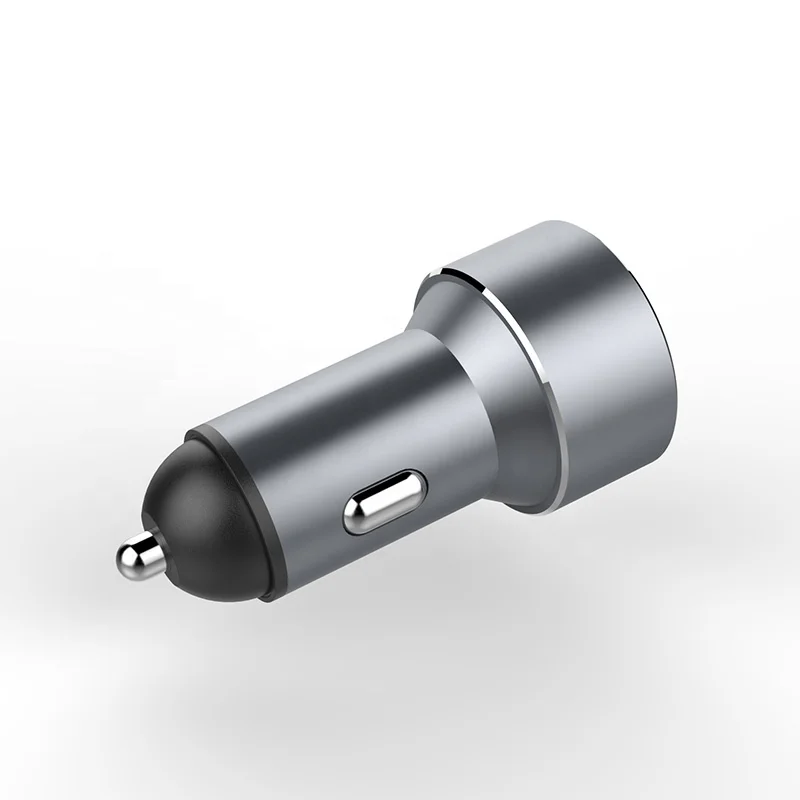 
Shenzhen Manufacturer 2 Ports 5V 2.4A Dual USB Car Charger Adapter With Led Voltmeter Display 
