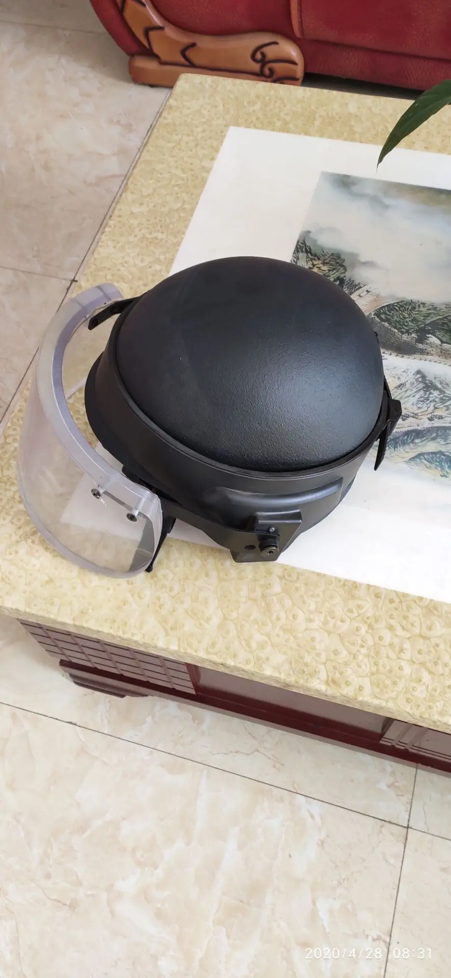 NIJ Level IIIA 9mm .44Magum Face  Mask NIJ Level III Face NIJ Level IIIA Face Shield NIJ Level IIIA Face Helmet Visor