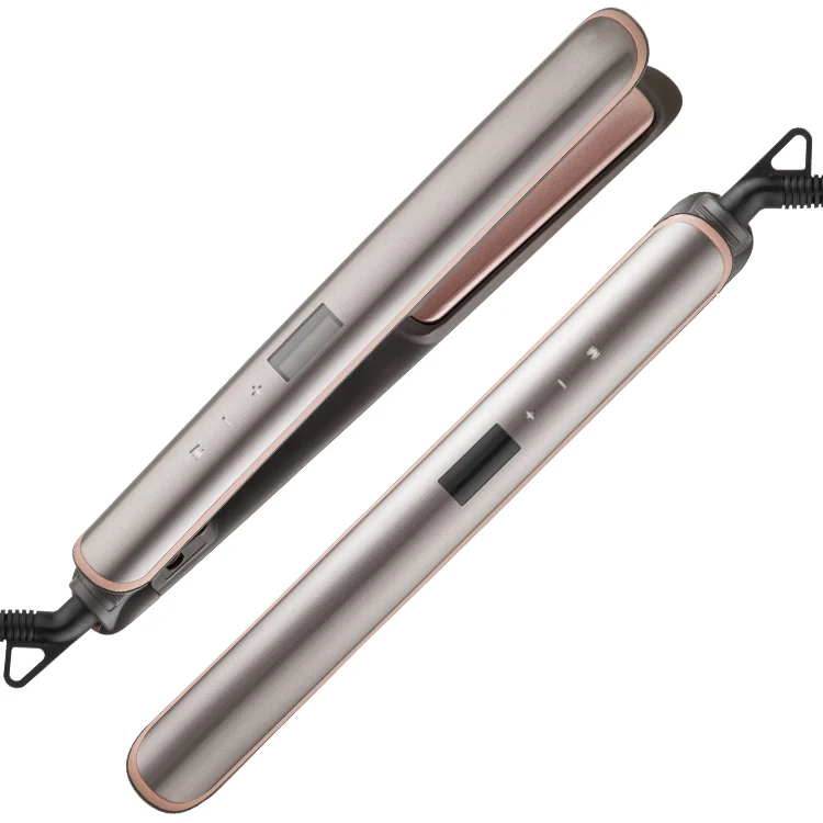 Professional 1 Inch Titanium Ceramic Hair Straightener Flat Iron Straightening Iron Plancha de cabello