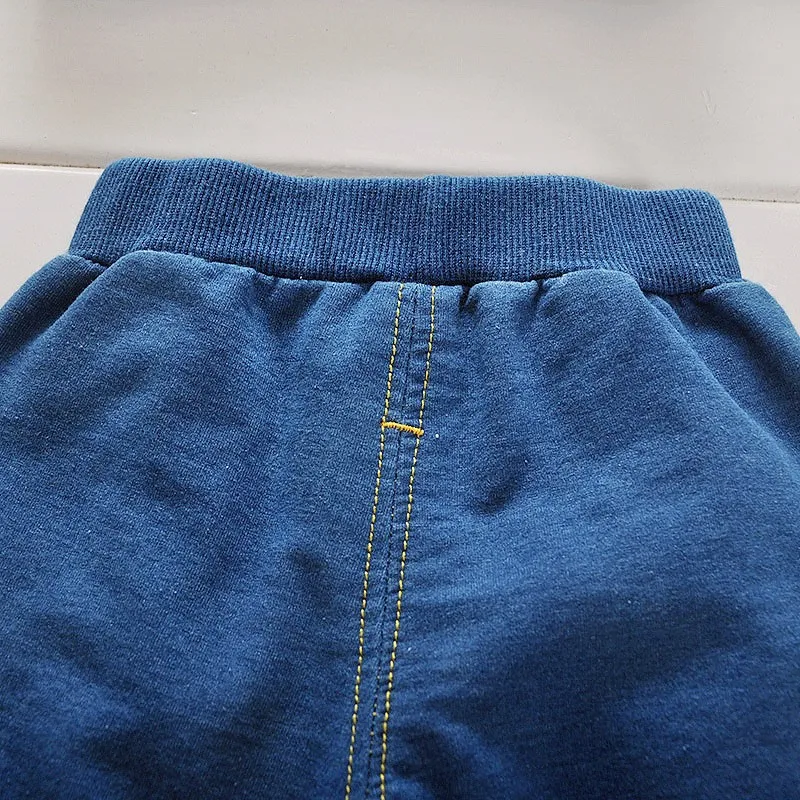 Hot selling 76 long sleeves jeans 2pcs private label boutique kid boy clothing sets