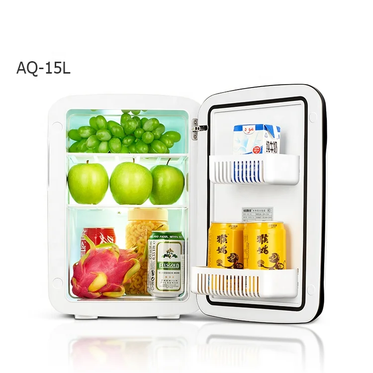 Wholesale 15L 110V 220V customize portable home cosmetic mini fridge