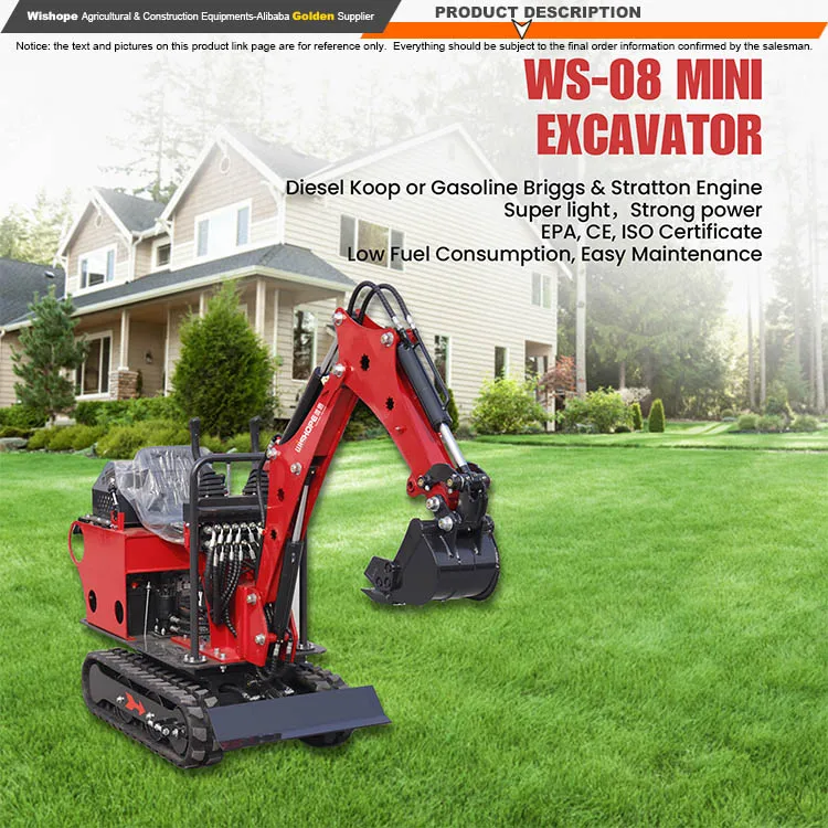 0.8 ton excavator