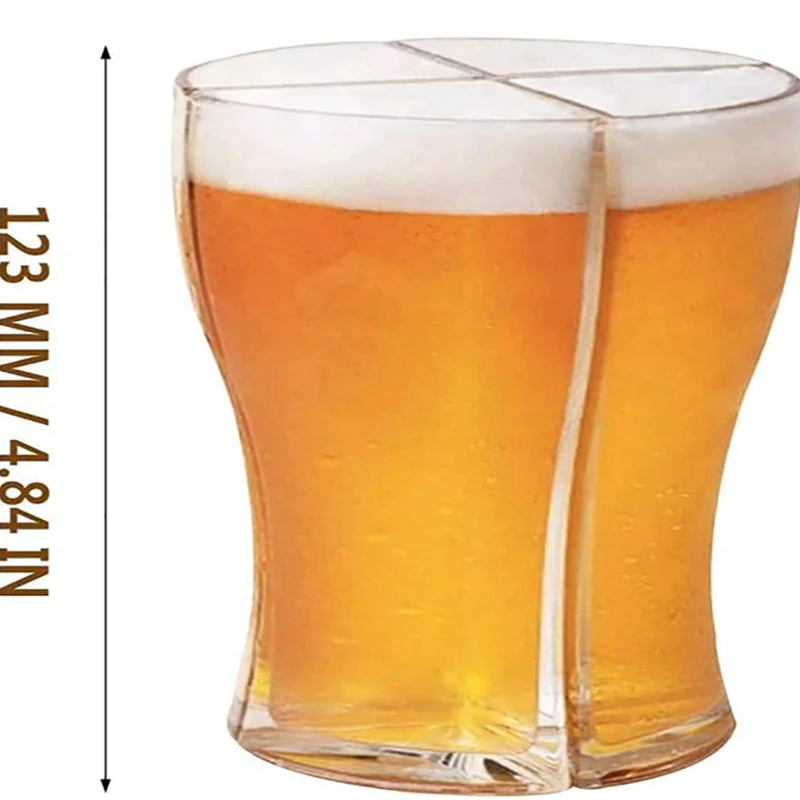 Glass water cup bottle large transparent fruit tea bar draft beer cup milk tea cup