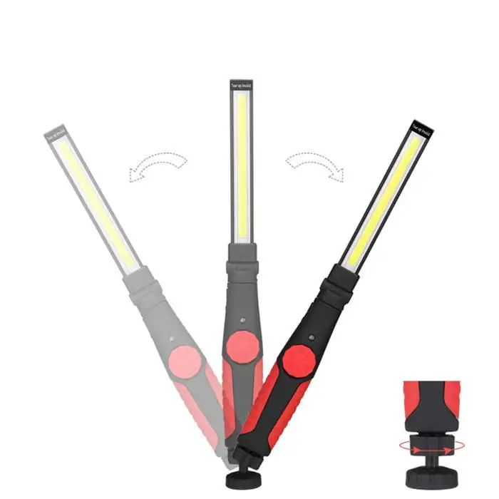 Rechargeable Work Light LED Work Lamp magnet inspection light Mechanic Flashlight Folding Hook Repair Light