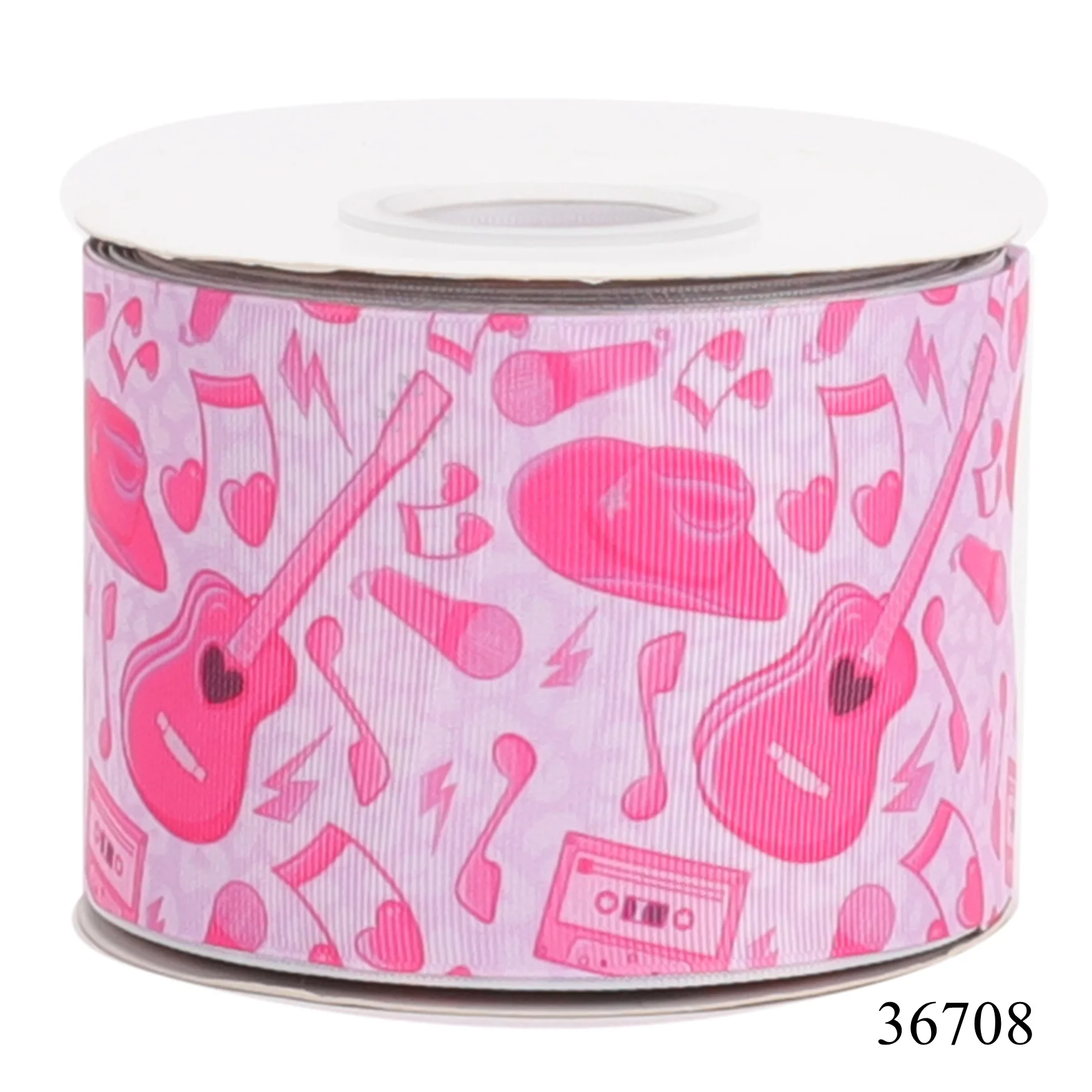 Printed ribbon 22MM 38MM 75MM Pink Series Cute Patterns Printed grosgrain ribbon printed Listones ribbon