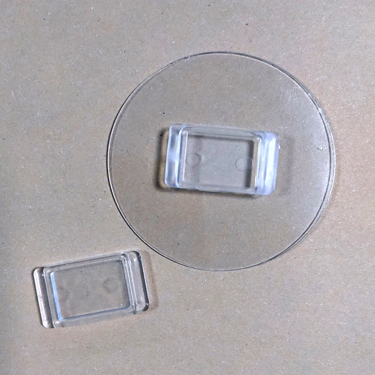 Original supplier for sticky circle shape clear plastic wall hook