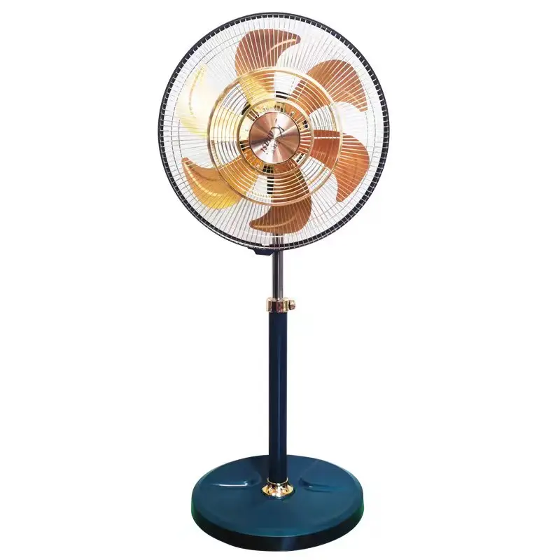 New design 16 18 inch 7 metal blades cooling oscillating commercial pedestal fan small industrial shop stand fan cooler