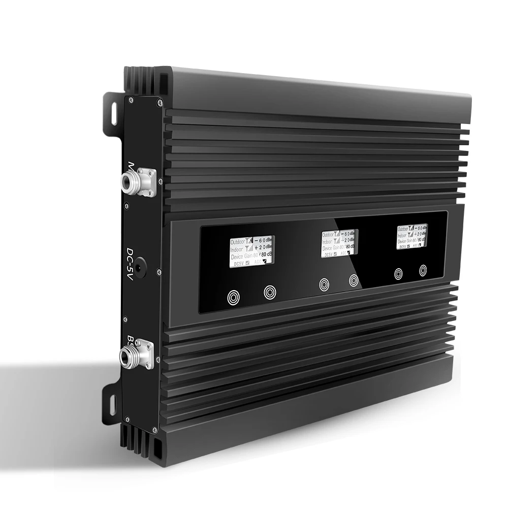  Высокомощный трехдиапазонный усилитель GSM DCS WCDMA 900/1800/2100 МГц N-мама ретранслятор мобильного