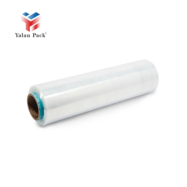 Industrial Packaging PE Stretch Shrink Wrap Clear Blow Molding Moisture-Proof Film Jumbo Roll for Shipping Pallets