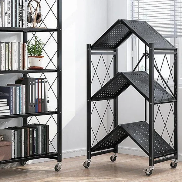 Collapsible stainless steel oven rack microwave oven cookware kitchen utensils grocery storage rack for household