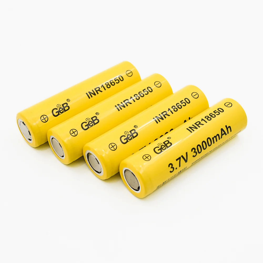Chinese Exported  3.7V 2600mAh Lithium ion Rechargeable Battery Cylindrical 18650 Batteries Cell