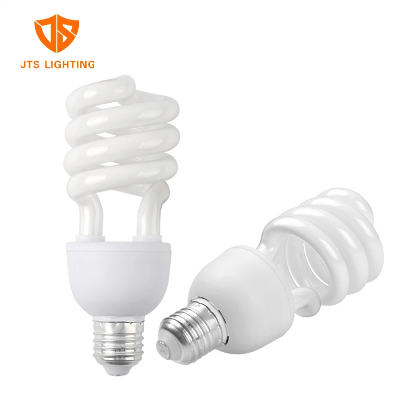 
 Zhongshan Factory Warm White Spiral Shape B22 E27 22w-26w Energy Saving Fluorescent CFL Lights  