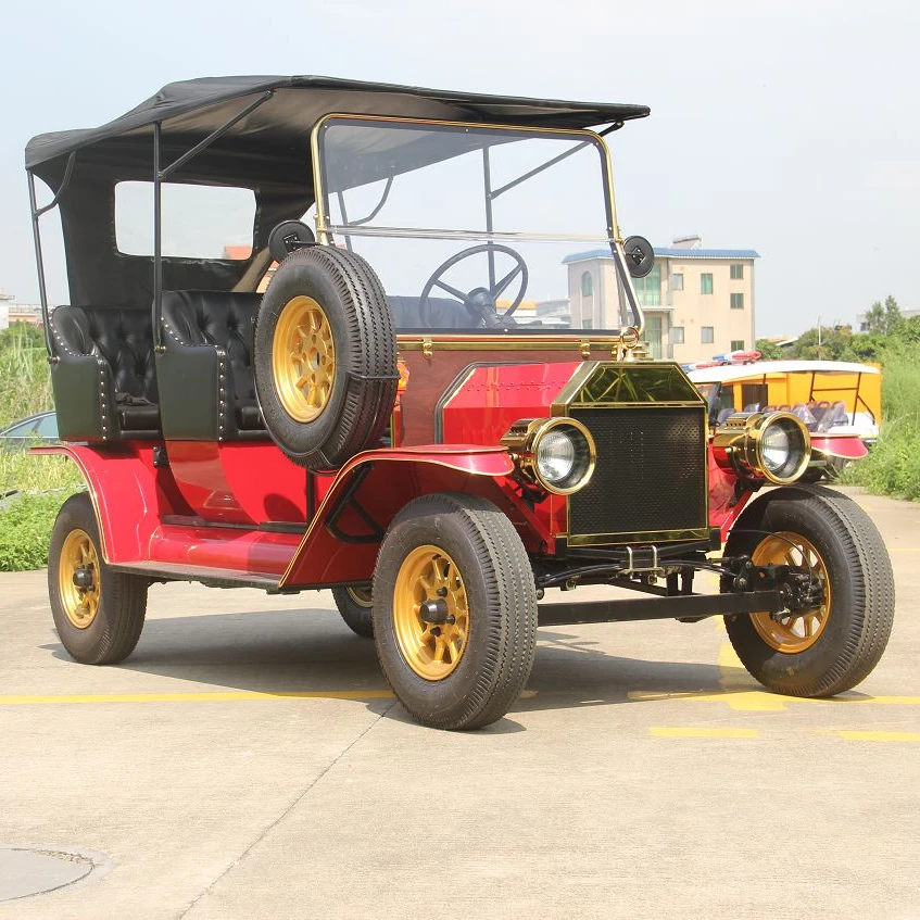 Электрическая тележка для гольфа в античном стиле, туристическая тележка