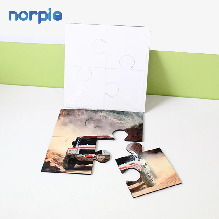 Wholesale High Quality Wood Printable MDF Jigsaw Puzzles for Sublimation Educational Toy