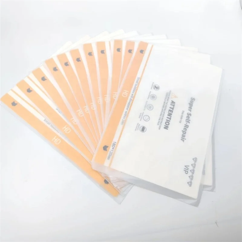 50pcs Super Self Healing Hydrogel Film Self Repair Sheet For iPhone 12 13 All Hydrogel Cutting Machine Glass Screen Protector