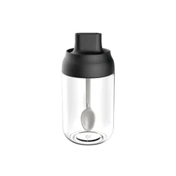 New Arrival Kitchen Seasoning Bottle Household Durable Glass Spice Jars With Spoon Bruth