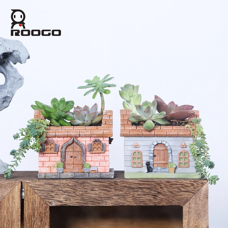 Roogo New Chinese Small Flower Pot