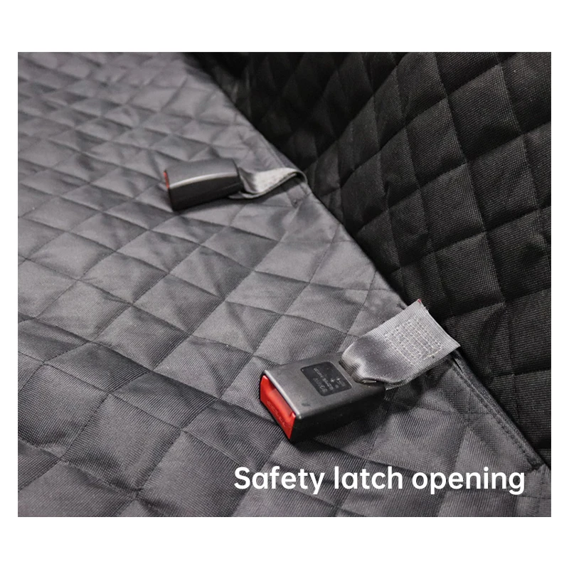 Dog Pet Travel Breathable Car Back Seat Cover Hammock for SUVs Trucks with Storage Pockets