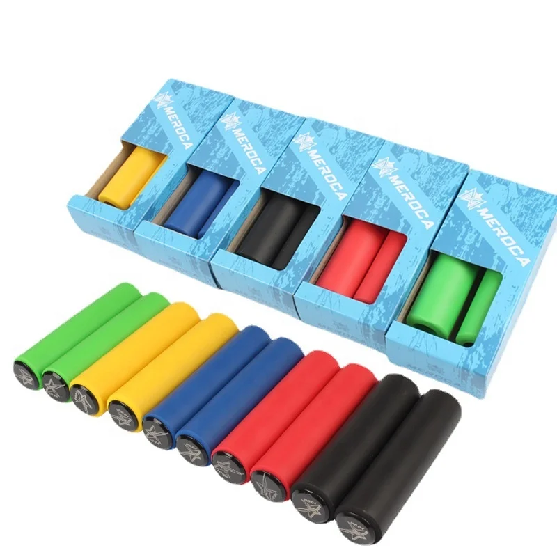 IRONDONKEY Handle Cover Mountain Bike Bicycle Handle Ultra-light Shock-absorbing Silicone Grip Cover Bicycle Sponge Grip Cover