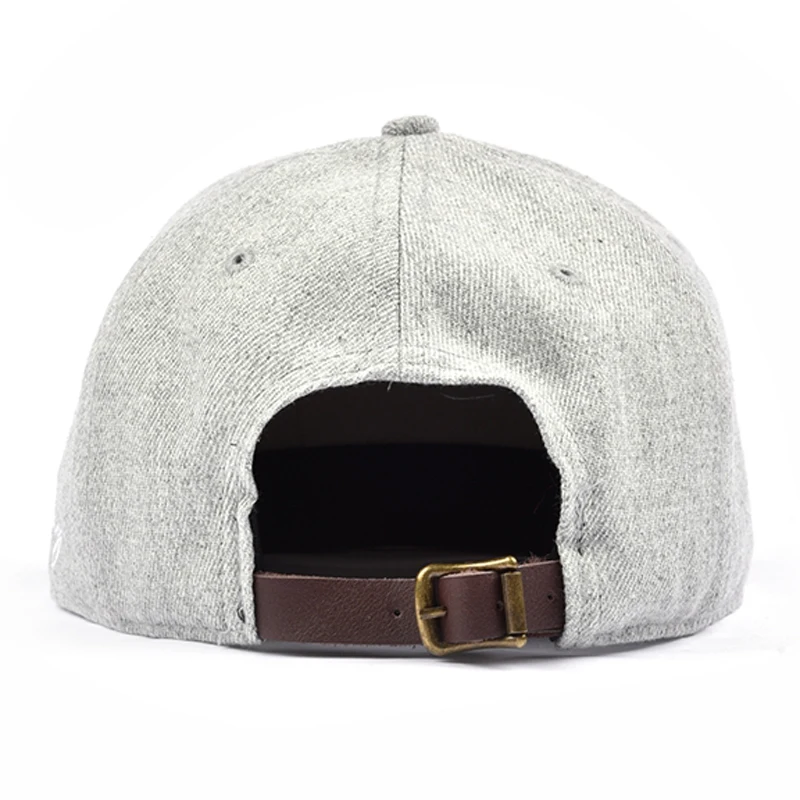 Wholesale Custom 3D Embroidery Logo Fashion Personalized Embroidered Hip Hop Flat Bill Suede Wool 7 Panel Snapback Cap