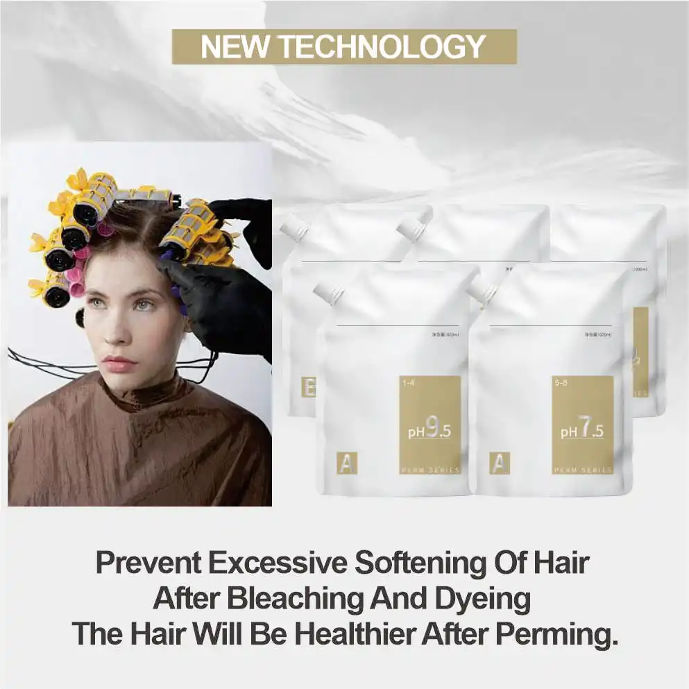 New Technology the Source Factory Keratin Health Curly Perm Hair Cream Multi-Function Curly Hair Perm Hair Curling Perm