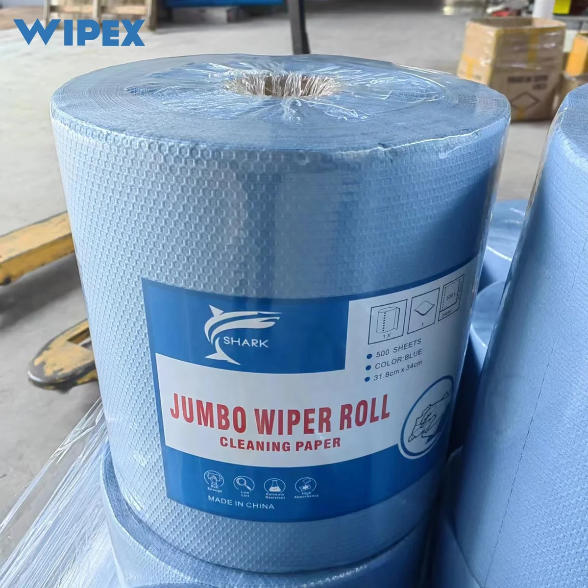 X50 X70 X80 Disposable Wiping Rags Industrial Spunlace Nonwoven Disposable Industrial Cleaning Cloth