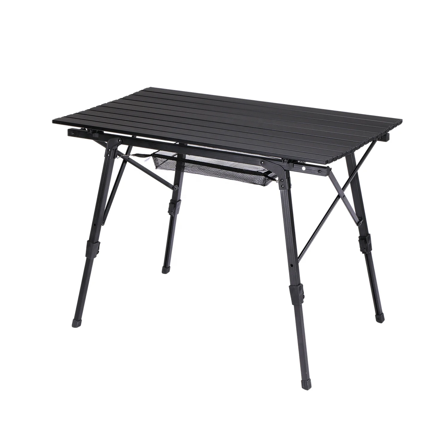 YILU Folding Aluminum Garden Table Camping Metal Table Extendable Garden Metal Table for Outdoor Picnic Travel