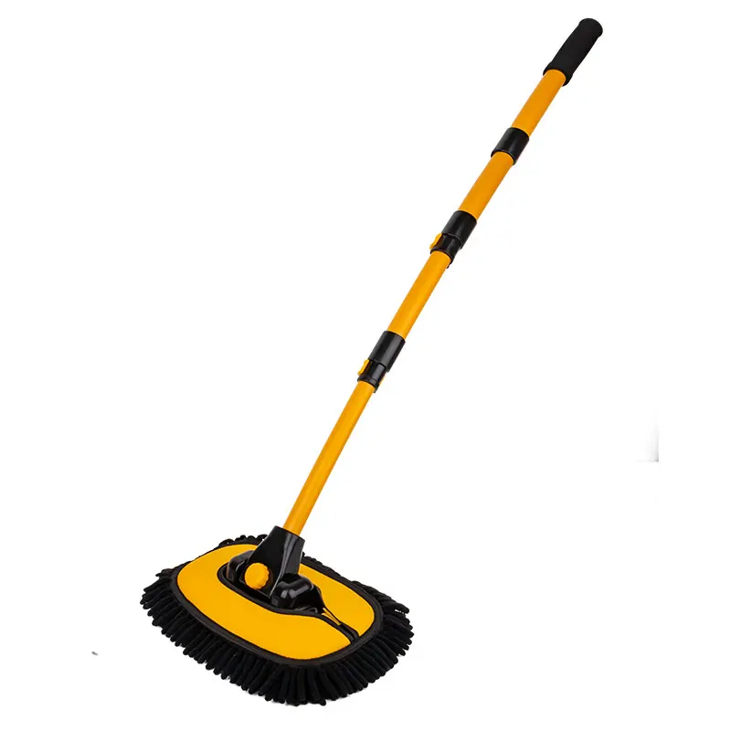 Car Wash Brush with Long Handle Microfiber Towels Car Wash Kit Cleaning Supplies   Extension Pole Car Brush Cleaning Kit