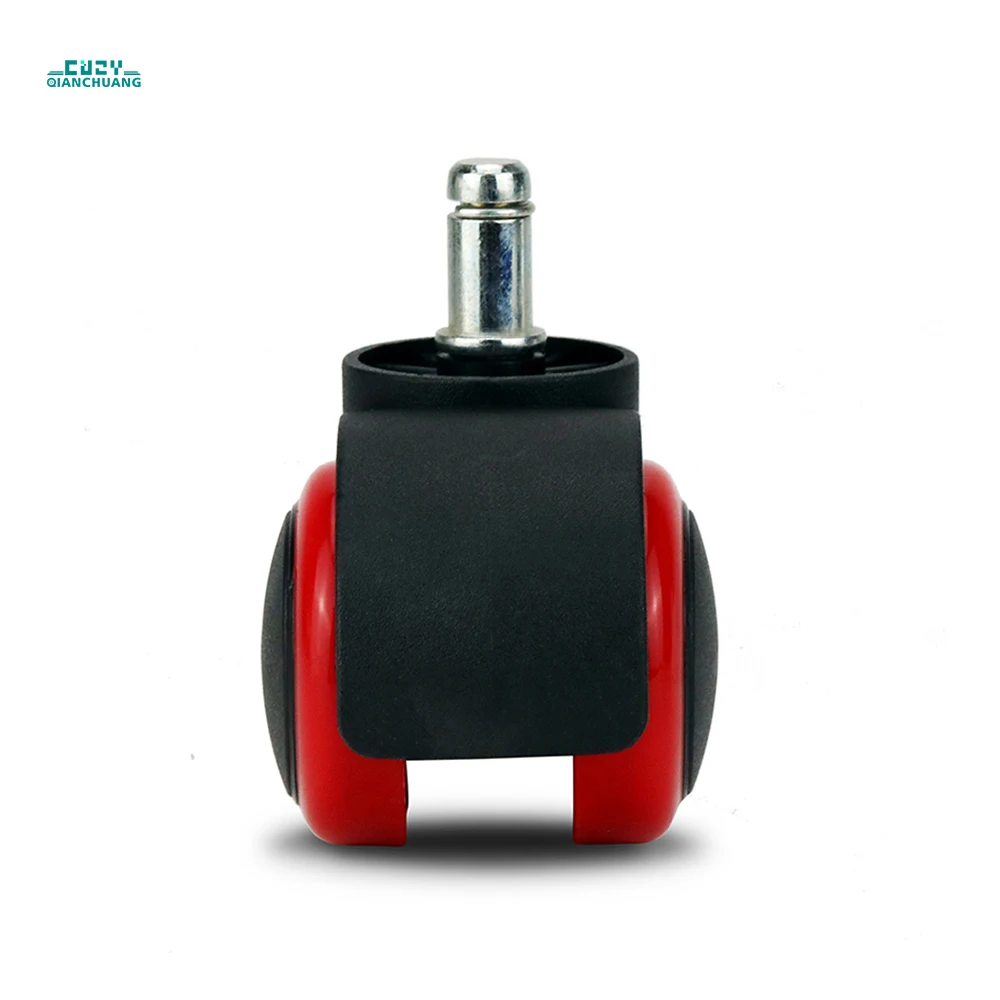 wholesale Best sales 2 inch stem office chair leveling PVC furniture caster