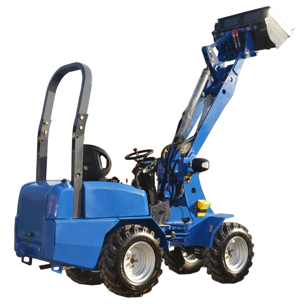Case Mini Small Diesel Tractor Front End Loader Backhoe Max UNIQUE Farms Restaurants Retail Yuchai Engine 2ton Load 5 Ton PLC