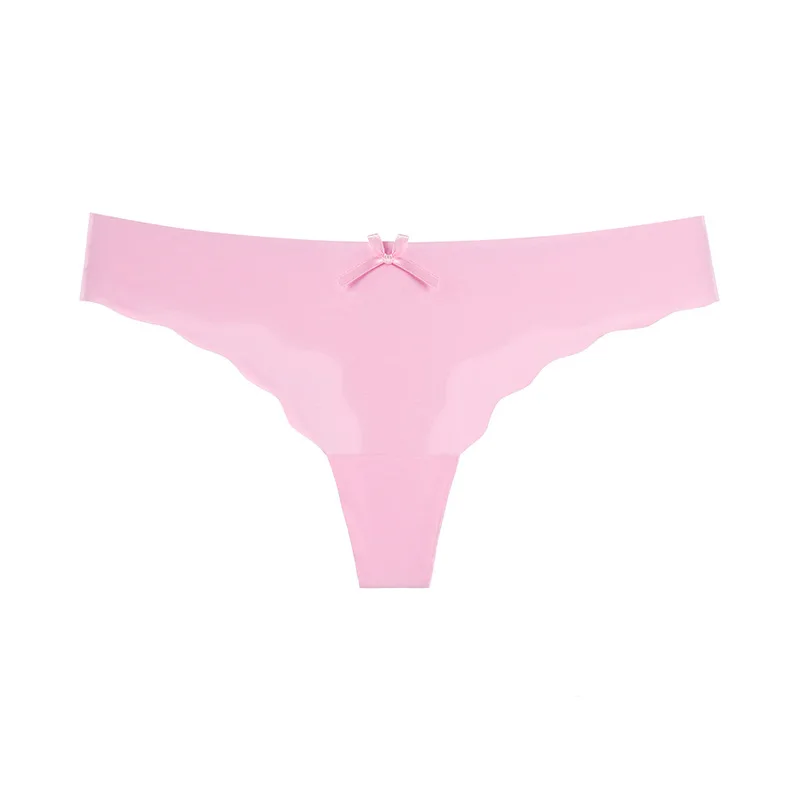 new ladies solid traceless leopard ice silk breathable briefs g-string female low-wast thin sports underwear