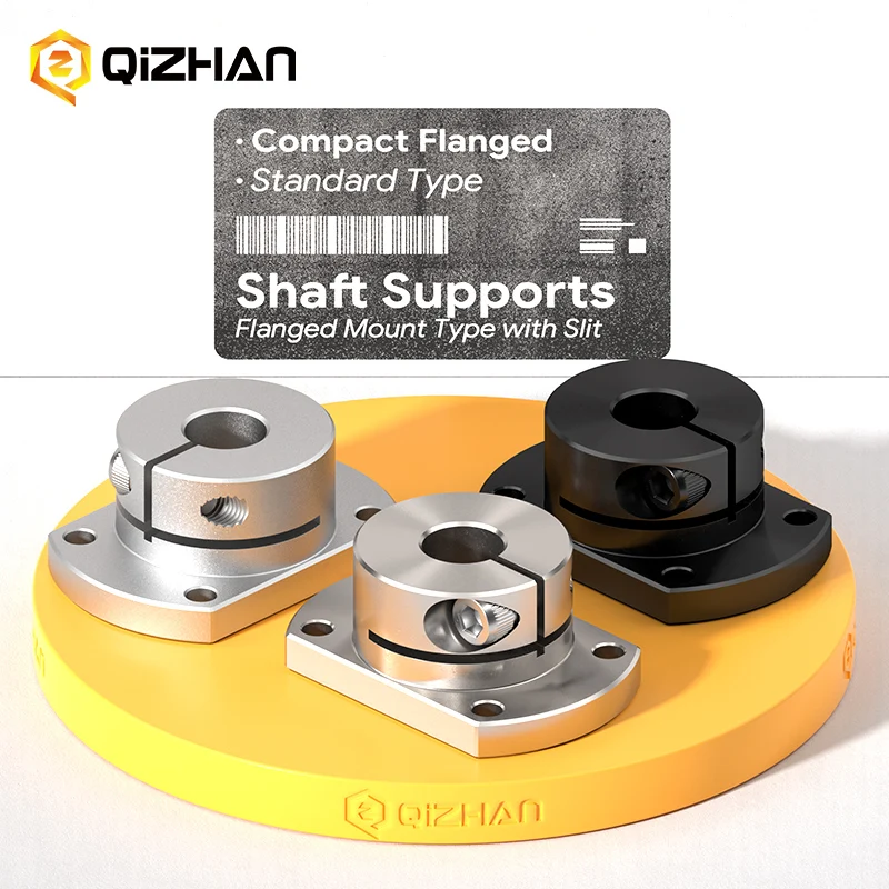 High Quality Compact Flange Mounting Mold Casting with Slit Shaft Support Linear Motion Automation Assembly Diameter 6-40