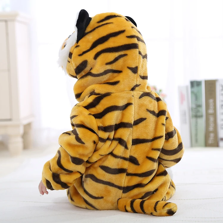 OEM Wholesale Kids Jumpsuits Infant Girls Boys Cosplay Clothes Winter Animal Newborn Baby Rompers