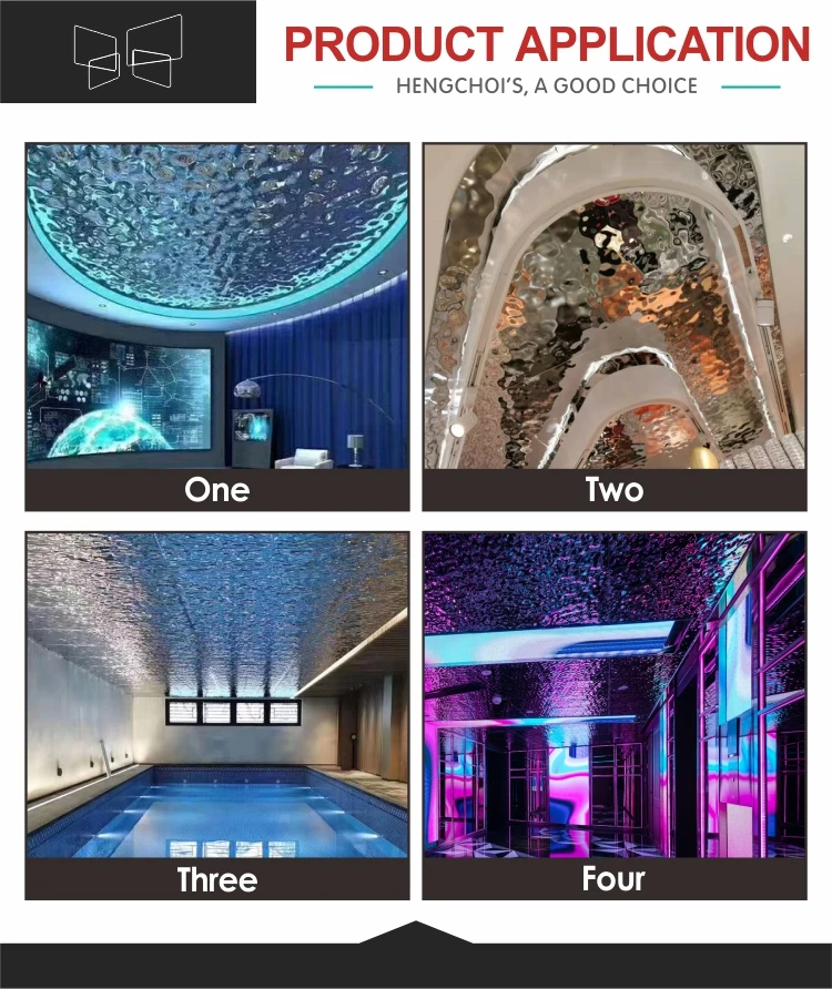 Wall Panel Deco Colourful 3Mm Thickness Stainless Steel Sheet Ss316L 2.5Mm Stainless Steel Sheet Water Ripple