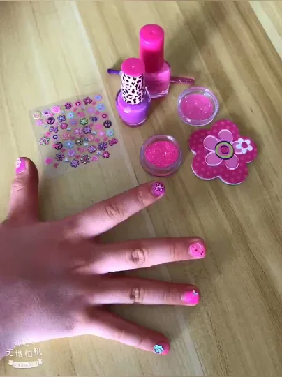 2023 Children makeup  Fashion nail art nail polish Makeup Toys body art waterproof temporary tattoo female body art tattoos