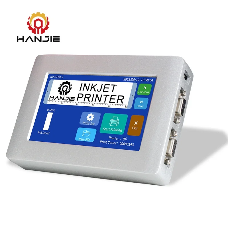 TlJ Online 5 Inch Intelligent Touch Screen Inkjet Printer 12.7mm Automatic Grade for Home Retail Use 1 Year Warranty