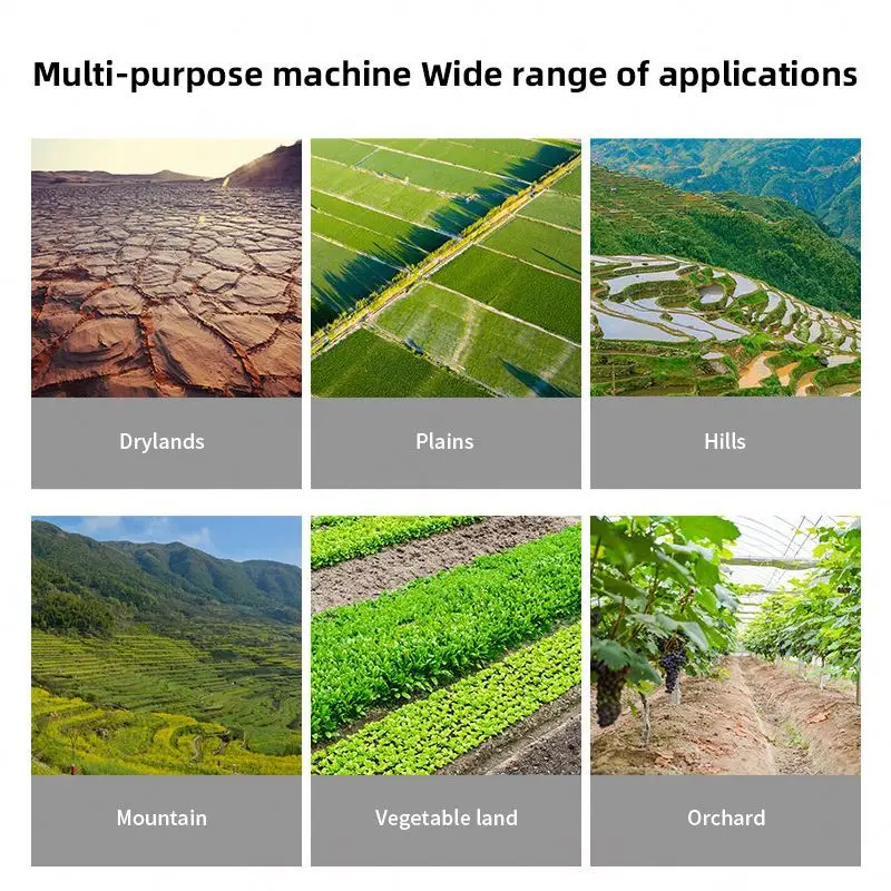 Factory Price Industrial 4 Wheel Drive Garden Tiller Cultivator Soil Cultivating Machine Disc Harrow Cultivators