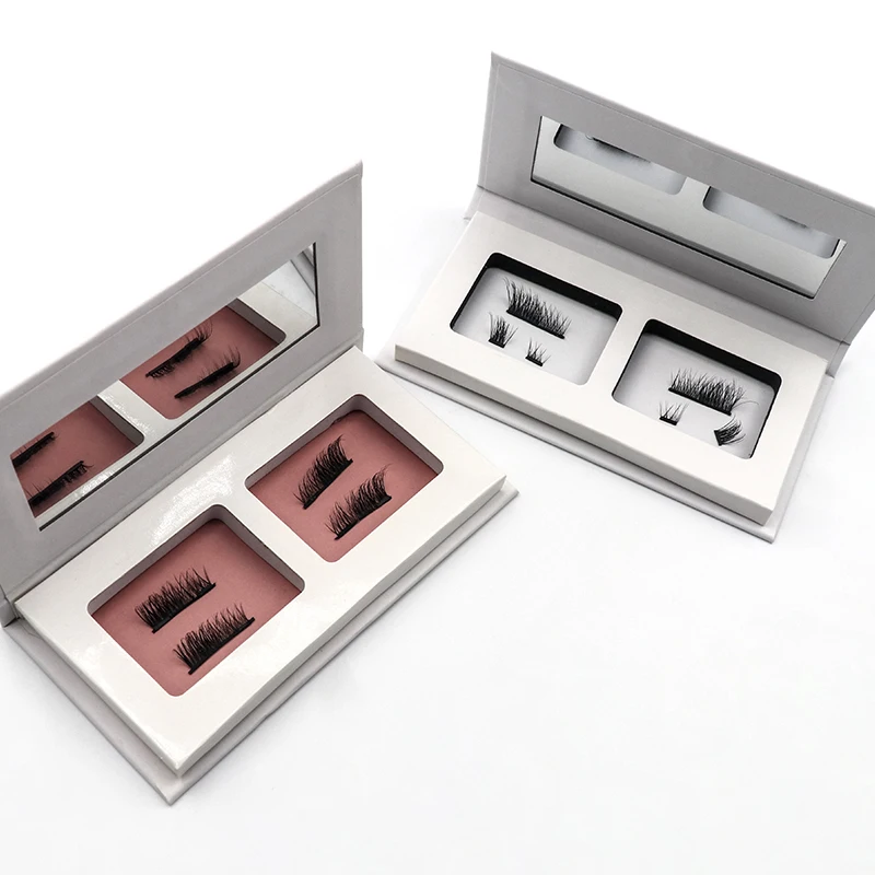 Plant Fiber Anchor Lash Customized Packaging Wholesale New 1 Step Quantum 3D Natural Magnetic Eyelashes Magnet Eyelash