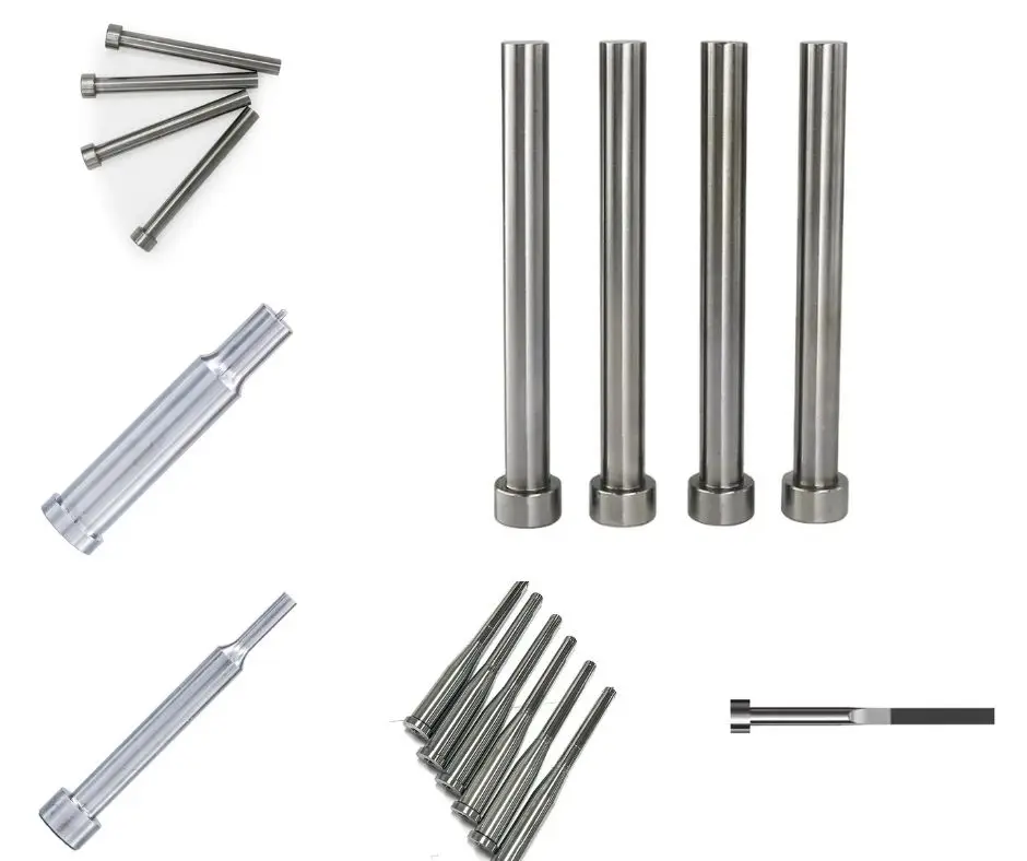 injection metal molds skd61 hss flat ejector stainless steel dowels punch pins and shafts sleeve supplier